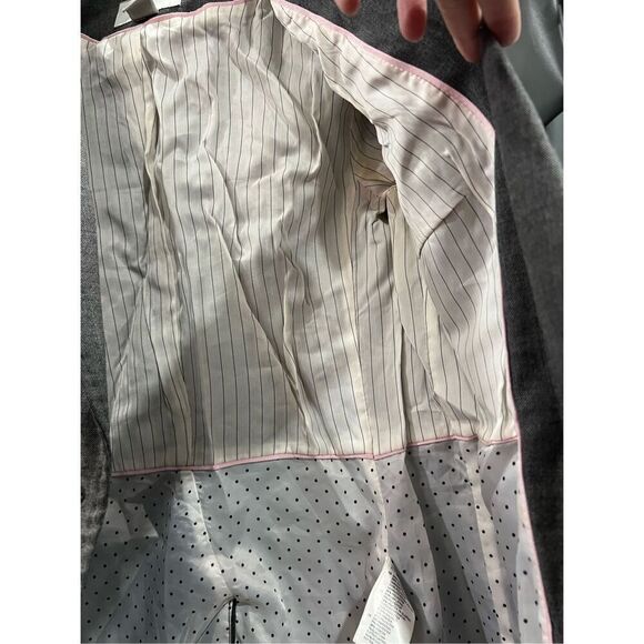 H&M Womens Gray Blazer Size 4 - Picture 10 of 16